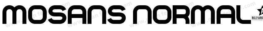 MoSans Normal字体转换